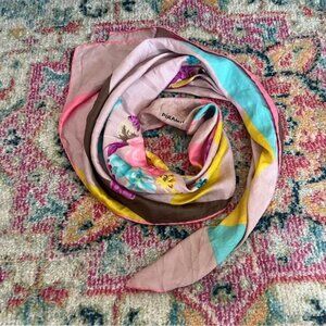 Multicolor Floral Scarf/Head Scarf